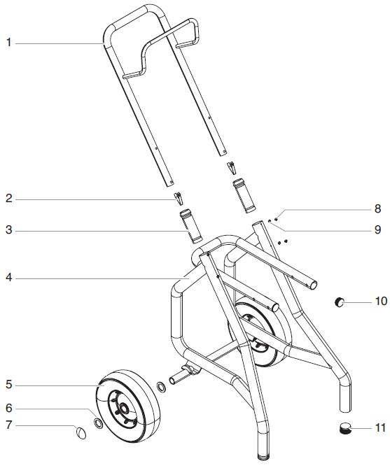 RentSpray 500 Cart Assembly